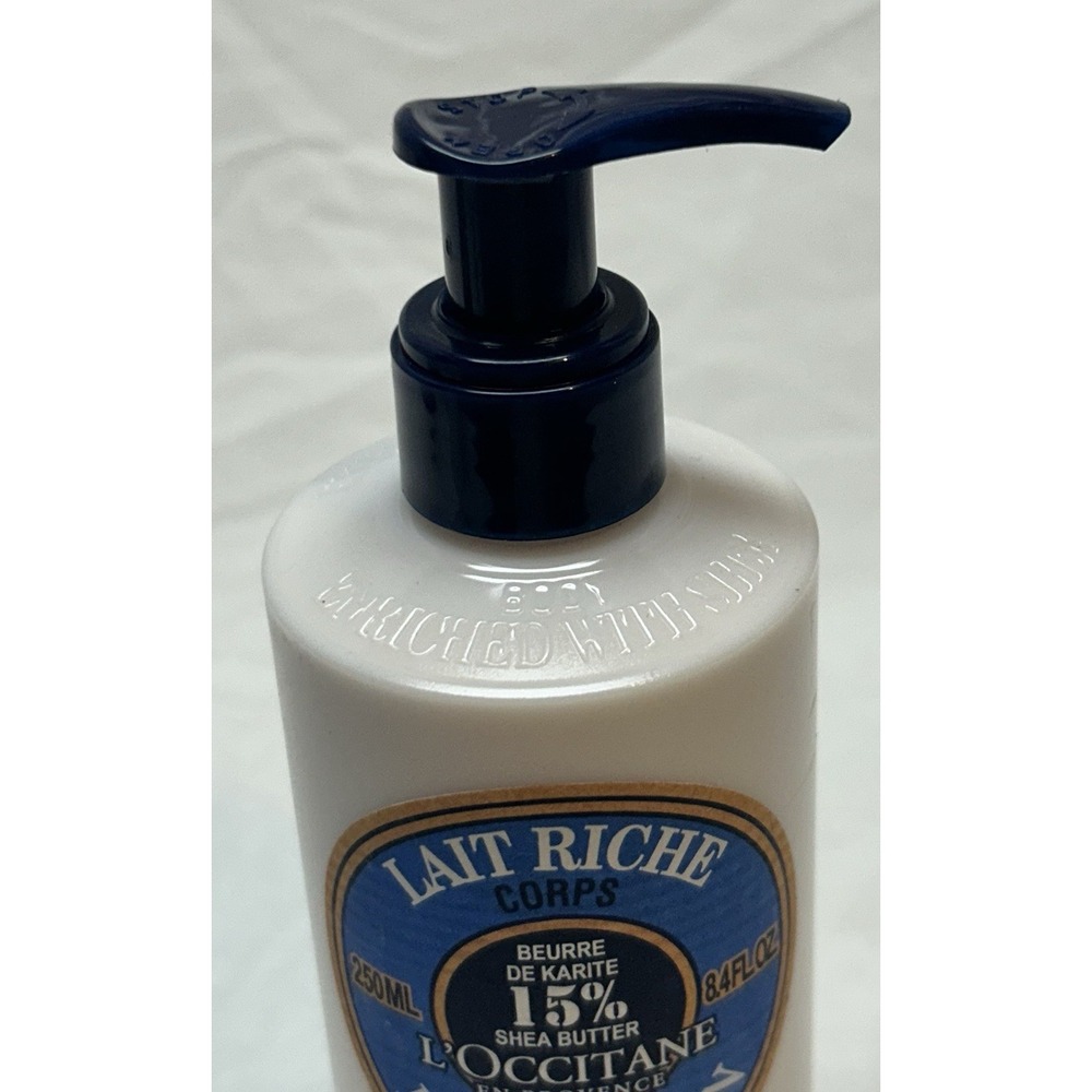 L'OCCITANE 15% Shea Butter Body Rich Lotion 250ml/8.4oz, NEW - Picture 4 of 4